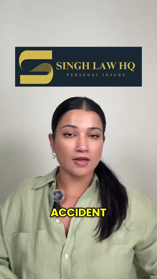 Saloni Singh speaking to camera beneath the Singh Law HQ banner.